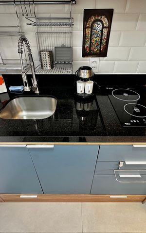 Studio à venda com 25m², 1 quarto e sem vagaCozinha