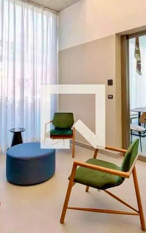 Studio à venda com 25m², 1 quarto e sem vagaHall Social Bloco