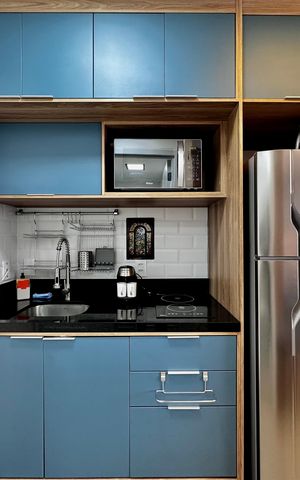 Studio à venda com 25m², 1 quarto e sem vagaCozinha
