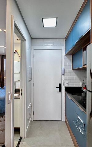 Studio à venda com 25m², 1 quarto e sem vagaCozinha