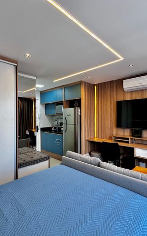 Studio à venda com 25m², 1 quarto e sem vagaQuarto