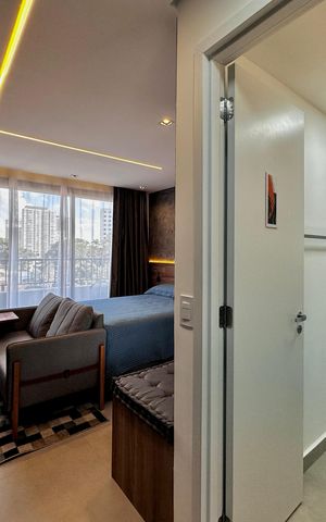 Studio à venda com 25m², 1 quarto e sem vagaCozinha