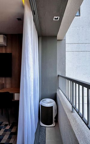 Studio à venda com 25m², 1 quarto e sem vagaSacada do Quarto