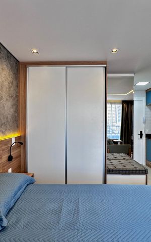 Studio à venda com 25m², 1 quarto e sem vagaQuarto