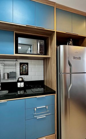 Studio à venda com 25m², 1 quarto e sem vagaCozinha