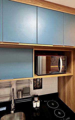 Studio à venda com 25m², 1 quarto e sem vagaCozinha