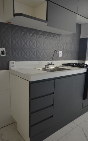 Apartamento à venda com 48m², 2 quartos e 1 vagaCozinha
