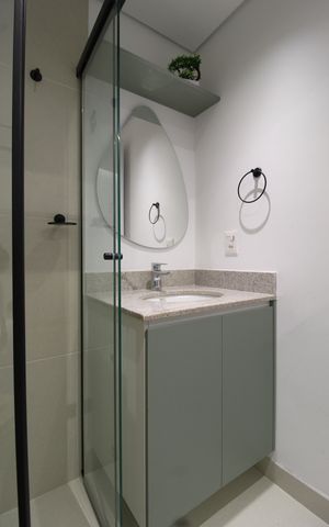 Studio para alugar com 28m², 1 quarto e sem vagaBanheiro Social
