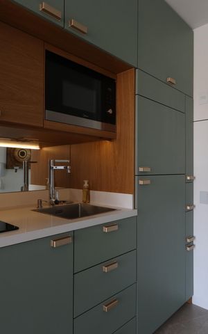 Studio à venda com 25m², 1 quarto e sem vagaCozinha