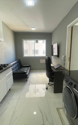 Studio para alugar com 24m², 1 quarto e sem vaga Studio para alugar com 24m², 1 quarto e sem vagaSala