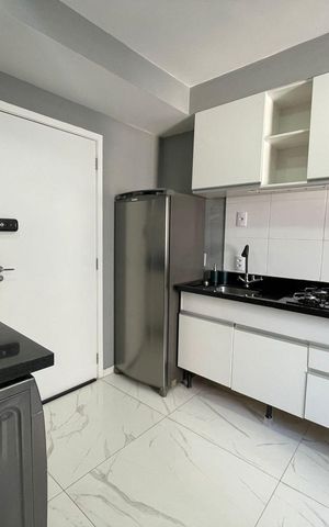 Studio para alugar com 24m², 1 quarto e sem vaga Studio para alugar com 24m², 1 quarto e sem vagaCozinha