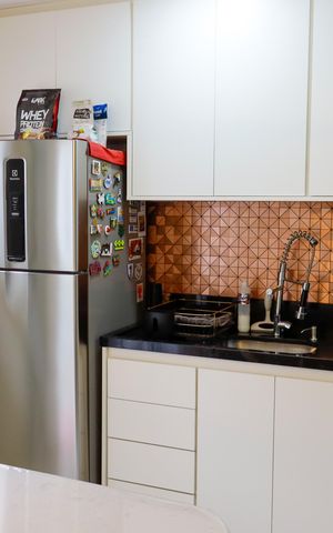 Casa de condomínio à venda com 60m², 2 quartos e 1 vaga Casa de condomínio à venda com 60m², 2 quartos e 1 vagaCozinha