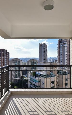 Apartamento à venda com 58m², 1 quarto e 2 vagasVaranda