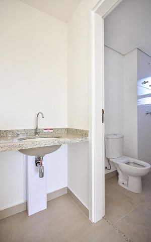 Apartamento à venda com 58m², 1 quarto e 2 vagasBanheiro