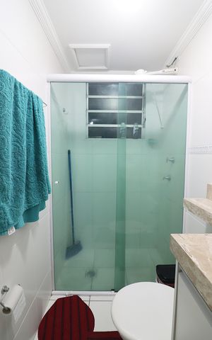 Apartamento à venda com 55m², 2 quartos e 1 vagaBanheiro Social