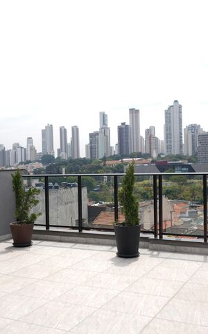 Studio à venda com 27m², 1 quarto e sem vagaChurrasqueira