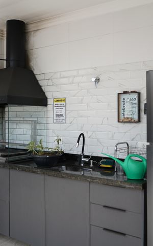 Studio à venda com 27m², 1 quarto e sem vagaChurrasqueira