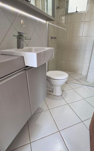 Apartamento para alugar com 80m², 3 quartos e 1 vaga Apartamento para alugar com 80m², 3 quartos e 1 vagaBanheiro