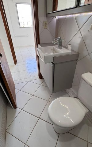 Apartamento para alugar com 80m², 3 quartos e 1 vaga Apartamento para alugar com 80m², 3 quartos e 1 vagaBanheiro