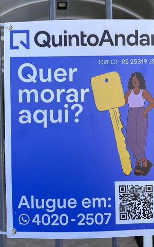 Apartamento para alugar com 80m², 3 quartos e 1 vaga Apartamento para alugar com 80m², 3 quartos e 1 vagaPlaca