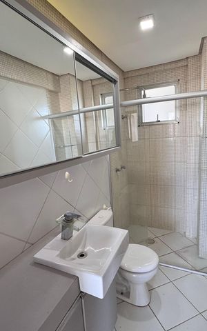 Apartamento para alugar com 80m², 3 quartos e 1 vaga Apartamento para alugar com 80m², 3 quartos e 1 vagaBanheiro