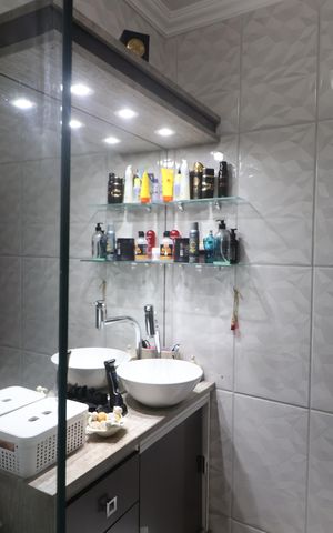 Casa à venda com 115m², 3 quartos e 2 vagasBanheiro da Suíte
