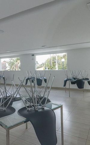 Apartamento à venda com 44m², 2 quartos e 1 vagaÁrea comum - Salão de festas