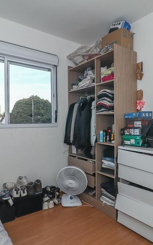 Apartamento à venda com 44m², 2 quartos e 1 vagaQuarto 2