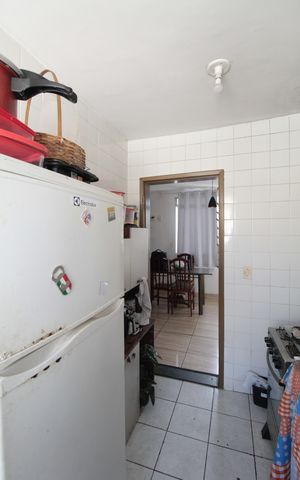 Apartamento à venda com 47m², 2 quartos e 1 vagaCozinha e Área de Serviço