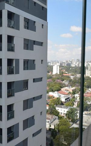 Studio para alugar com 25m², 1 quarto e sem vagaVaranda