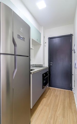 Studio para alugar com 24m², 1 quarto e sem vaga Studio para alugar com 24m², 1 quarto e sem vagaCozinha