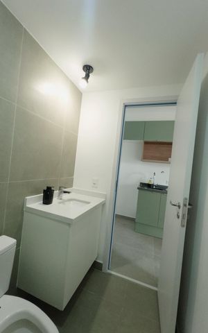 Apartamento à venda com 27m², 1 quarto e sem vaga Apartamento à venda com 27m², 1 quarto e sem vagaBanheiro