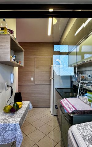 Apartamento à venda com 45m², 2 quartos e 1 vaga Apartamento à venda com 45m², 2 quartos e 1 vagaÁrea de Serviço