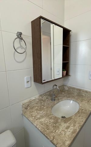 Apartamento para alugar com 57m², 2 quartos e 1 vaga Apartamento para alugar com 57m², 2 quartos e 1 vagaBanheiro
