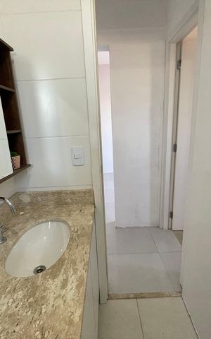 Apartamento para alugar com 57m², 2 quartos e 1 vaga Apartamento para alugar com 57m², 2 quartos e 1 vagaBanheiro