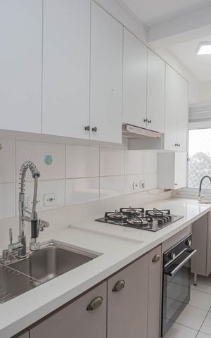 Apartamento à venda com 47m², 2 quartos e 1 vagaCozinha e Área de Serviço