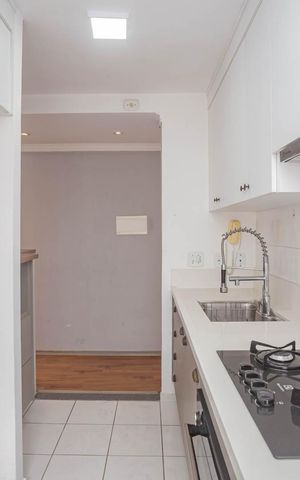 Apartamento à venda com 47m², 2 quartos e 1 vagaCozinha e Área de Serviço