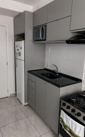 Studio à venda com 24m², 1 quarto e sem vaga Studio à venda com 24m², 1 quarto e sem vagaCozinha e Área de Serviço