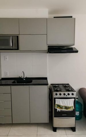 Studio à venda com 24m², 1 quarto e sem vaga Studio à venda com 24m², 1 quarto e sem vagaCozinha e Área de Serviço