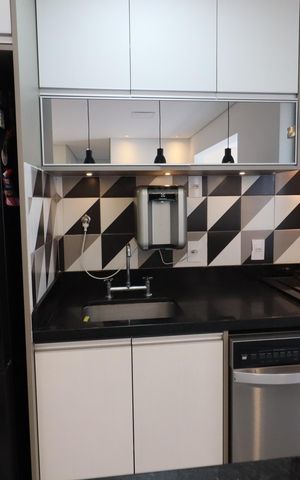 Apartamento à venda com 60m², 2 quartos e 2 vagasCozinha e Área de Serviço