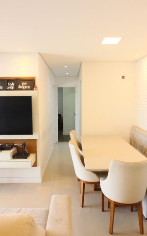 Apartamento à venda com 60m², 2 quartos e 2 vagasSala
