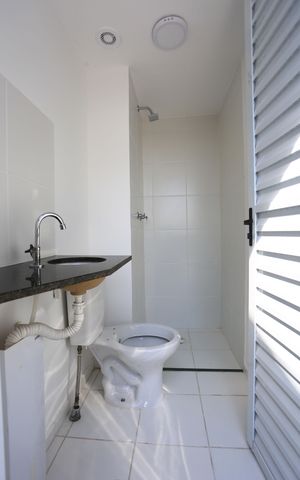 Apartamento à venda com 59m², 1 quarto e sem vaga Apartamento à venda com 59m², 1 quarto e sem vagaCobertura banheiro
