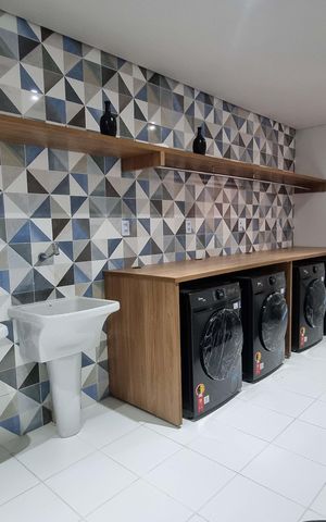 Apartamento à venda com 56m², 1 quarto e sem vaga Apartamento à venda com 56m², 1 quarto e sem vagaLavanderia