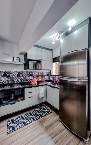Apartamento à venda com 39m², 2 quartos e sem vagaCozinha e Área de Serviço