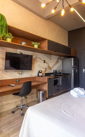 Studio para alugar com 28m², 1 quarto e sem vaga Studio para alugar com 28m², 1 quarto e sem vagaStudio