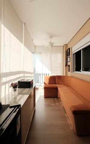 Apartamento à venda com 63m², 2 quartos e 1 vagaÁrea gourmet