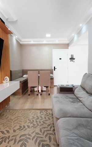 Apartamento à venda com 63m², 2 quartos e 1 vagaSala/Cozinha