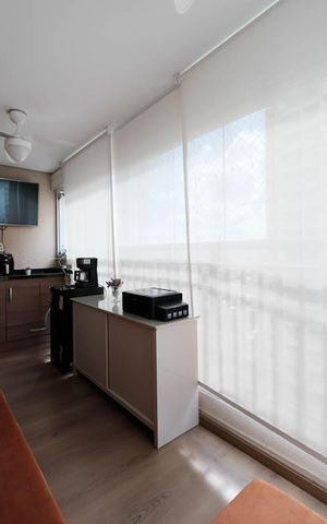 Apartamento à venda com 63m², 2 quartos e 1 vagaÁrea gourmet