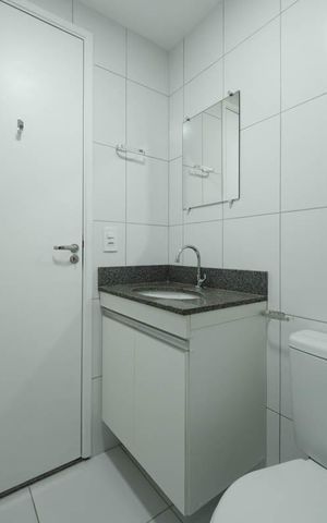 Apartamento para alugar com 38m², 2 quartos e 1 vagaBanheiro