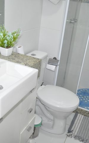 Apartamento à venda com 68m², 3 quartos e 1 vagaBanheiro Social